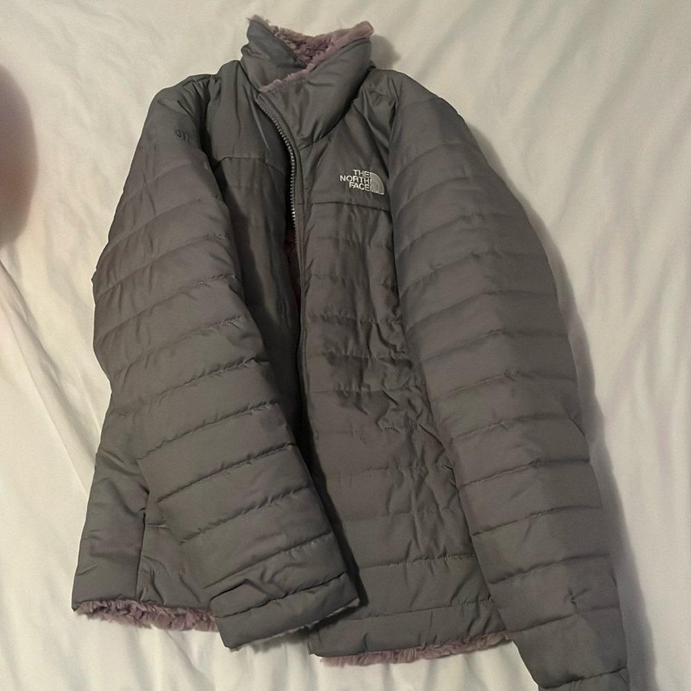 Reversible North Face Puffy Winter Coat